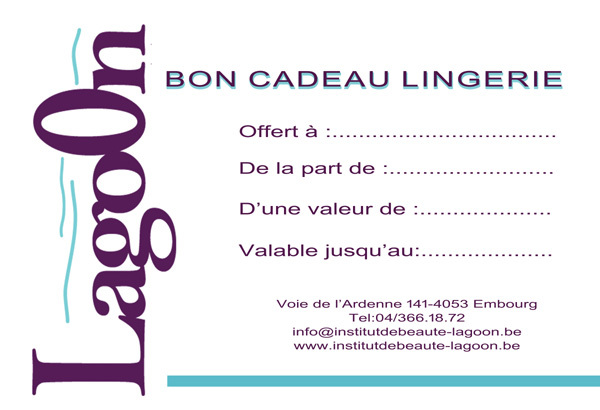 lagoon-embourg-bons cadeau lingerie lagoon-embourg-bons cadeau lingerie