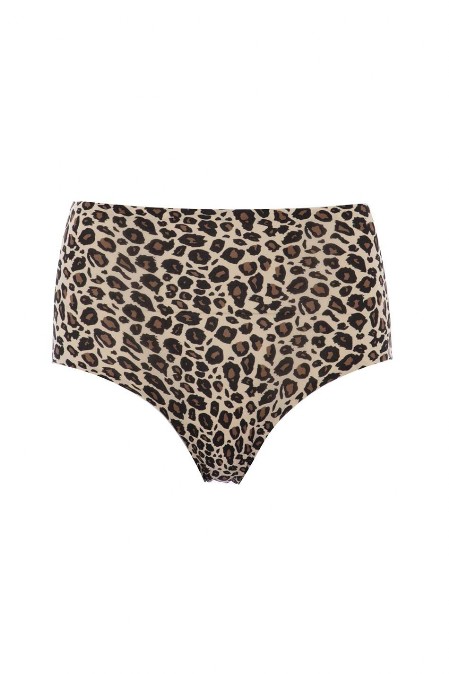 lagoon-embourg-chantelle softstrech-culotte haute leopard 