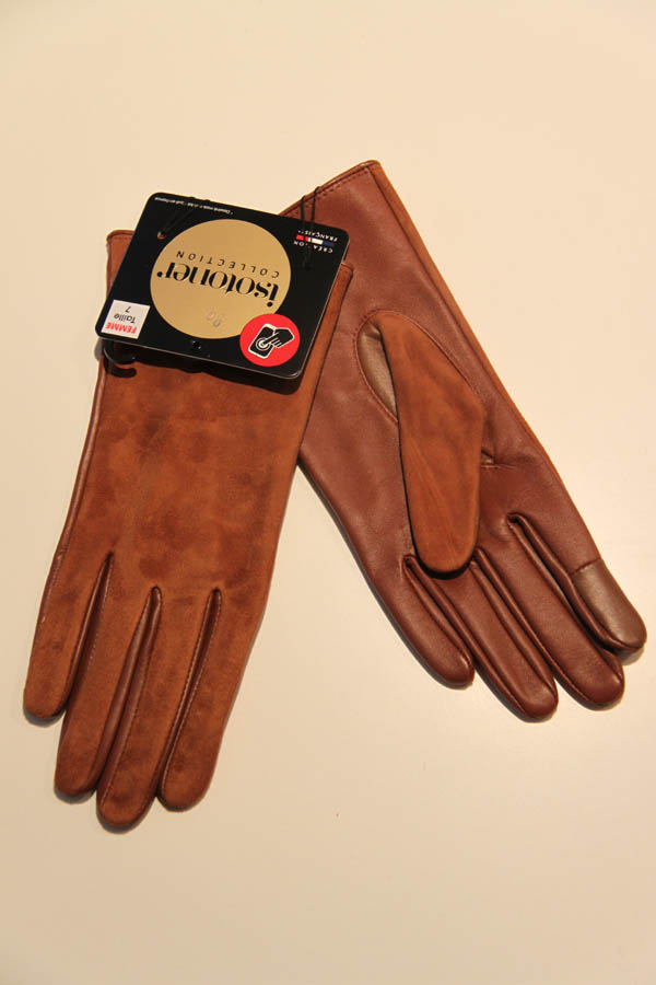 lagoon-embourg-isotoner-gants cuir cognac-phone touch