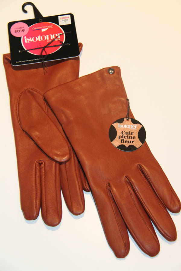 lagoon-embourg-isotoner-gants cuir cognac 