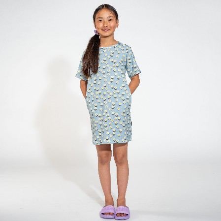 LAGOON-EMBOURG-SNURK-DAISYDAWN-KIDS TSHIRT DRESS