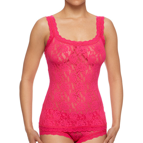 Lagoon-embourg-hankypanky-camisole pink ruby
